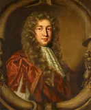 attributed to Mary Beale, Portrait of a Gentleman in a Trompe l'oeil Stone Frame, Oil on canvas (relined)