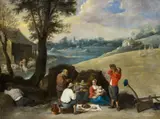David Teniers the Younger, Landscape with Peasants at Rest