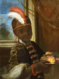 Moorish Boy with a Bowl of Fruit by Venetian School of the 18th century, Oil on canvas, offered May 2016