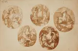 Five Depictions of a Sibyl by Bolognese School of the 17th century, Pen and brown ink, sold May 2016