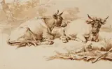 Johann Christian Klengel, Two Bulls