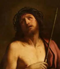 Giovanni Francesco Barbieri, called Il Guercino, studio of, Ecce Homo, Oil on canvas (relined)