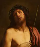 Ecce Homo by Giovanni Francesco Barbieri, called Il Guercino, studio of, Oil on canvas (relined), sold Mar 2016