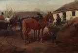 Jan Konarski, Two Equestrian Scenes