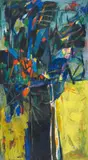 A painting by Mochtar Apin (1923-1994) by A painting by Mochtar Apin, Abstract composition. Oil on canvas. Signed and dated recto lower right: Mochtar Apin '67 and verso: Mochtar Apin, J(?)., sold Dec 2015