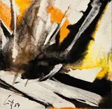 Karl Otto Götz, Untitled, 1954, Gouache on paper