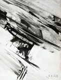Karl Otto Götz, Untitled, 1958, Gouache on cardboard