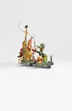 Migof-Puppen-Stilleben by Bernard Schultze, 1964, Oil, wood, wire, textiles, plastic mass, group of toys i.a. Approx, offered Nov 2015