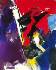 Jean Miotte, Untitled, Circa 1990, Acrylic on canvas