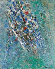 Jacques Germain, Untitled, 1962, Oil on canvas