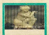 Jiří Kolář, Povidani dvou holandanu o ztracenem raji (Zwei Holländer im Gespräch über das verlorene Paradies), 1986, Cardboard rollage and paper collage on panel