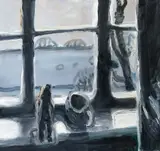 Klaus Fußmann, Untitled (Fenster), 1987, Oil on canvas