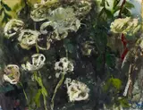 Klaus Fußmann, Kerbel, 1984, Watercolour and wax on paper