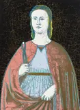 Andy Warhol, Saint Apollonia, 1984, Folge von 4 Farbserigraphien, jeweils auf glattem festen Papier