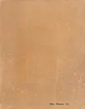 Piero Manzoni, Impronta sughero (Effects of matter), 1959, Cork print on velour paper, mounted to panel