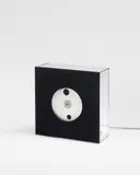 Takis, Indicator time to go, 1969, Kinetic sculpture: plastic and magnet with electric motor. In plexiglass box