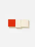 Untitled by Imi Knoebel, 1990, Acrylic on panel in three parts, mounted to each other. Overall dimension, sold Nov 2015