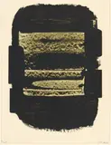 Lithographie No. 41 by Pierre Soulages, 1979, Original colour lithograph on cardboard, sold Nov 2015