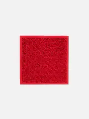 Tableau clous by Bernard Aubertin, 1970, nails, wood, paint, sold Nov 2015