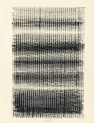 Untitled by Heinz Mack, 1961, Wax crayon on cardboard, sold Nov 2015