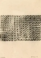 Untitled by Otto Piene, 1959, Smoke drawing on card, sold Nov 2015