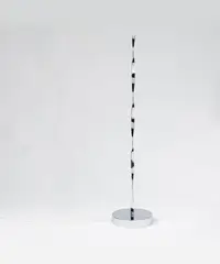 Meditations-Spirale by Heinz Mack, 1973/1980, Kinetic object: brass, chromium-plated, with electric motor. Overall, sold Nov 2015