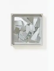Christian Megert, Untitled, 1960/1976, Mirror sculpture: mirror in wooden box, painted white