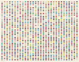 1260 Farben by Gerhard Richter, 1974, Colour offset on cardboard, sold Nov 2015
