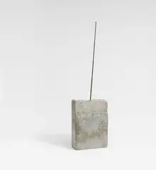 Isa Genzken, Untitled (Weltempfänger), 1987, Concrete sculpture. Approx