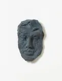 Stephan Balkenhol, Kopfmaske, 2008, Bronze with blackish-green patina. Approx