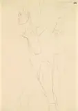 Joseph Beuys, Amazone, 1959, Pencil on paper