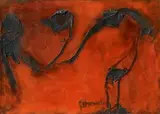 Banga by Emil Schumacher, 1964, Oil on canvas, sold Nov 2015