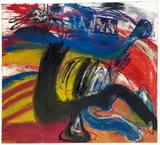 Walter Stöhrer, Test-Puppen I, 1976/1977, Mixed media, collaged, on canvas