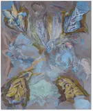Hann Trier, Eins/Zwei/Drei/Vier, Blau