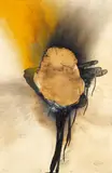 Untitled by Otto Piene, 1973, Gouache and traces of fire on cardboard, sold Nov 2015