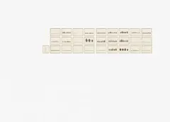 Herman de Vries, Vaccinium, 1991/1992, 27-part work: each sheet of 27 types of blueberries on paper. 1 text sheet. Each