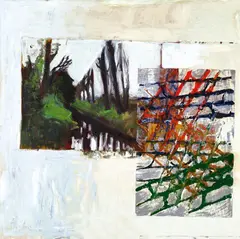 Landschaft by Markus Lüpertz, 1997, Mixed media on canvas, offered Nov 2015
