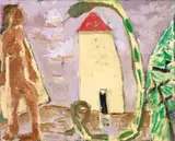 Markus Lüpertz, Eva, 1992, Oil on canvas