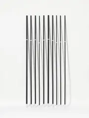 Jorinde Voigt, Naked (Institution), 2010, Installation: 10 pine wood bars, acrylic and ink