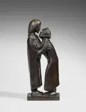 Das Wiedersehen by Ernst Barlach, 1926, Bronze, sold Nov 2015