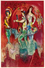 Carmen by Marc Chagall, 1967, Colour lithograph on wove paper with watermark "Arches", sold Nov 2015