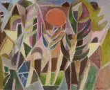 Eduard Bargheer, Sonne im Schilf