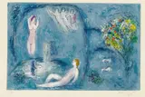 Marc Chagall, La Caverne des Nymphes, 1961, Colour lithograph on wove paper with watermark "ARCHES"