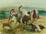 Otto Dill, Der Angriff der Löwen