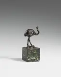 Strauss, from "Kleiner Tierpark" by August Gaul, 1915, Bronze sculpture, sold Nov 2015