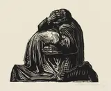 Die Eltern by Käthe Kollwitz, 1921/1922, Woodcut on wove paper, sold Nov 2015