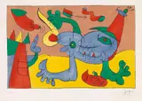 Aus: Suites pour Ubu Roi by Joan Miró, 1966, Colour lithograph on wove paper with watermark "ARCHES", offered Nov 2015