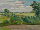 Otto Modersohn, Sommertag - Weg an der Surheide