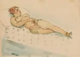Georg Tappert, Liegender weiblicher Akt
