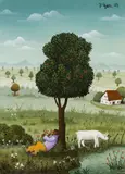 Josip Generalić, Rast unter dem Apfelbaum